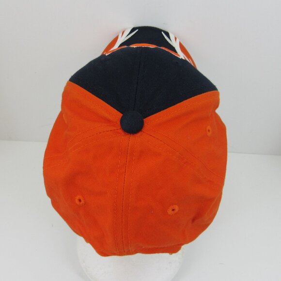 Auburn University Tigers Orange & Black Men's Adjustable Strap Back Cap Hat - Picture 5 of 8